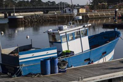 Bateau dans le port d'Hossegor